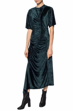 Draped velvet dress, zdjęcie 2 Draped velvet dress od Kenzo